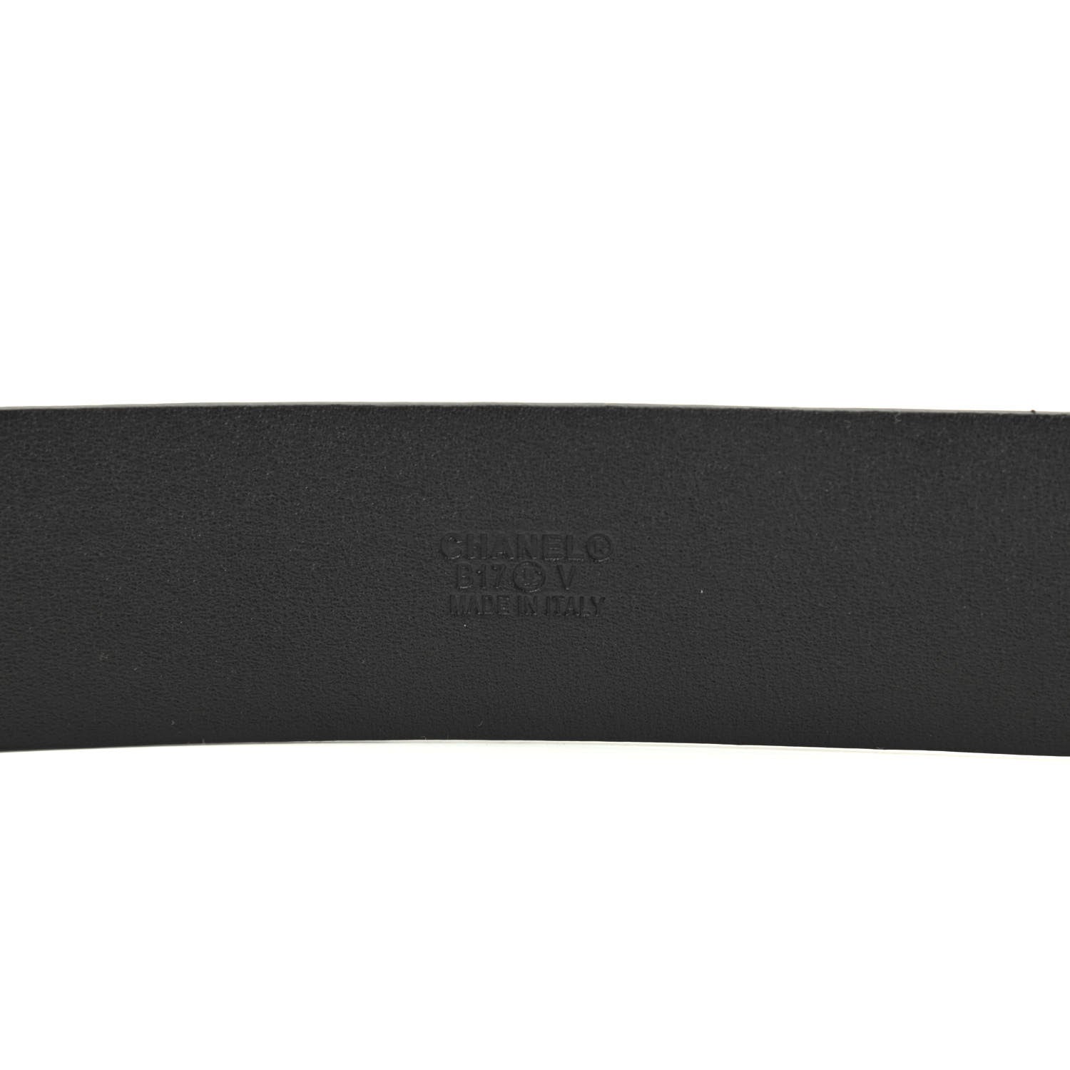 Chanel Lambskin CC Chain Belt 80 32 Black 3 of 7