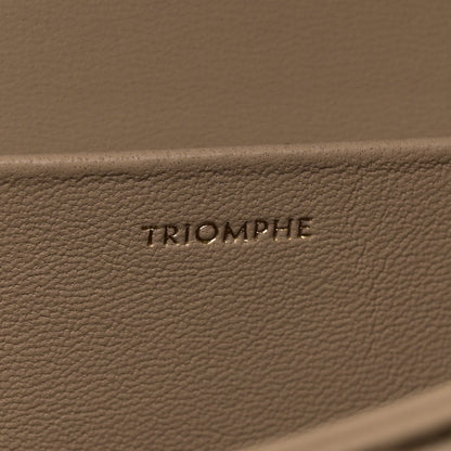 Celine Shiny Calfskin Medium Triomphe Nude 7 of 15