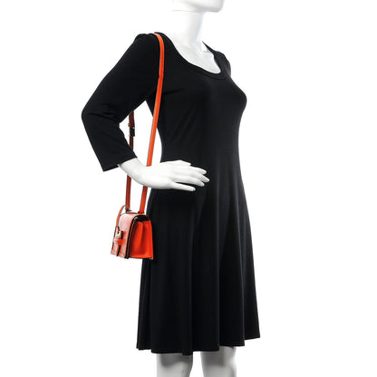 Loewe Calfskin Small Barcelona Shoulder Bag Orange 2 of 9