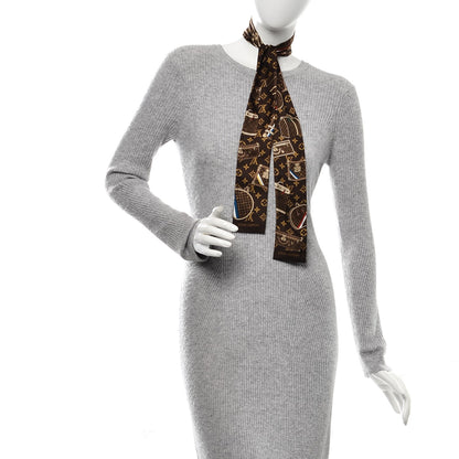 Louis Vuitton Silk Monogram Trunks Bandeau 2 of 5