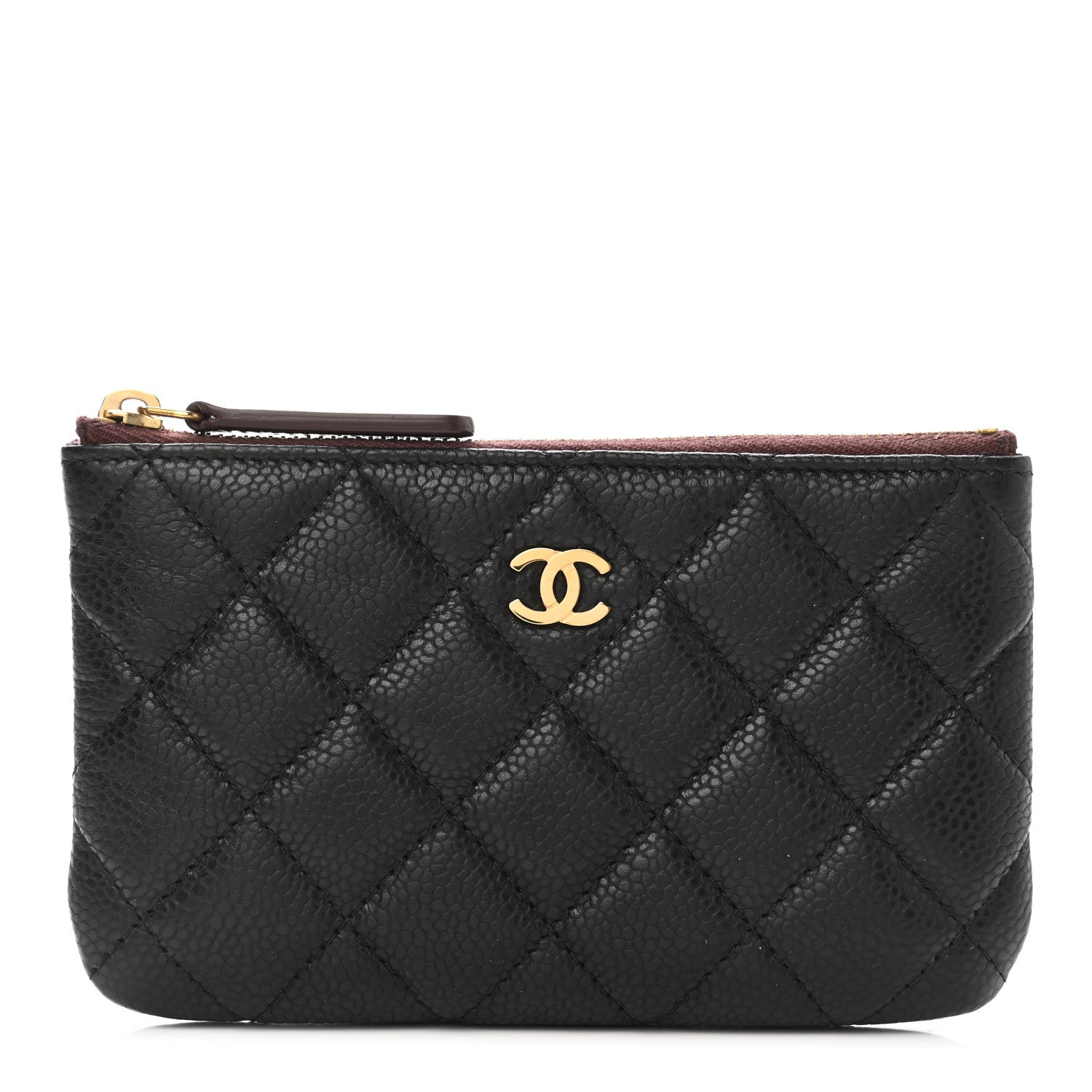 Chanel Caviar Quilted Small Cosmetic Case Black 1 of 7
