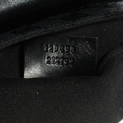 Gucci Monogram Horsebit Web Flap Bag Black Pink 7 of 7