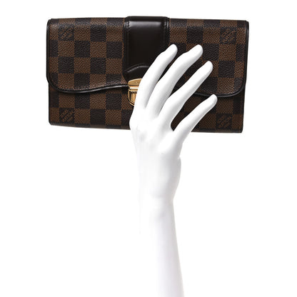 Louis Vuitton Damier Ebene Sistina Wallet 2 of 8