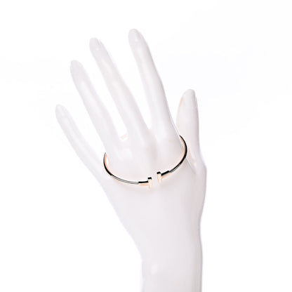 Tiffany 18K Rose Gold T Wire Bracelet 2 of 4