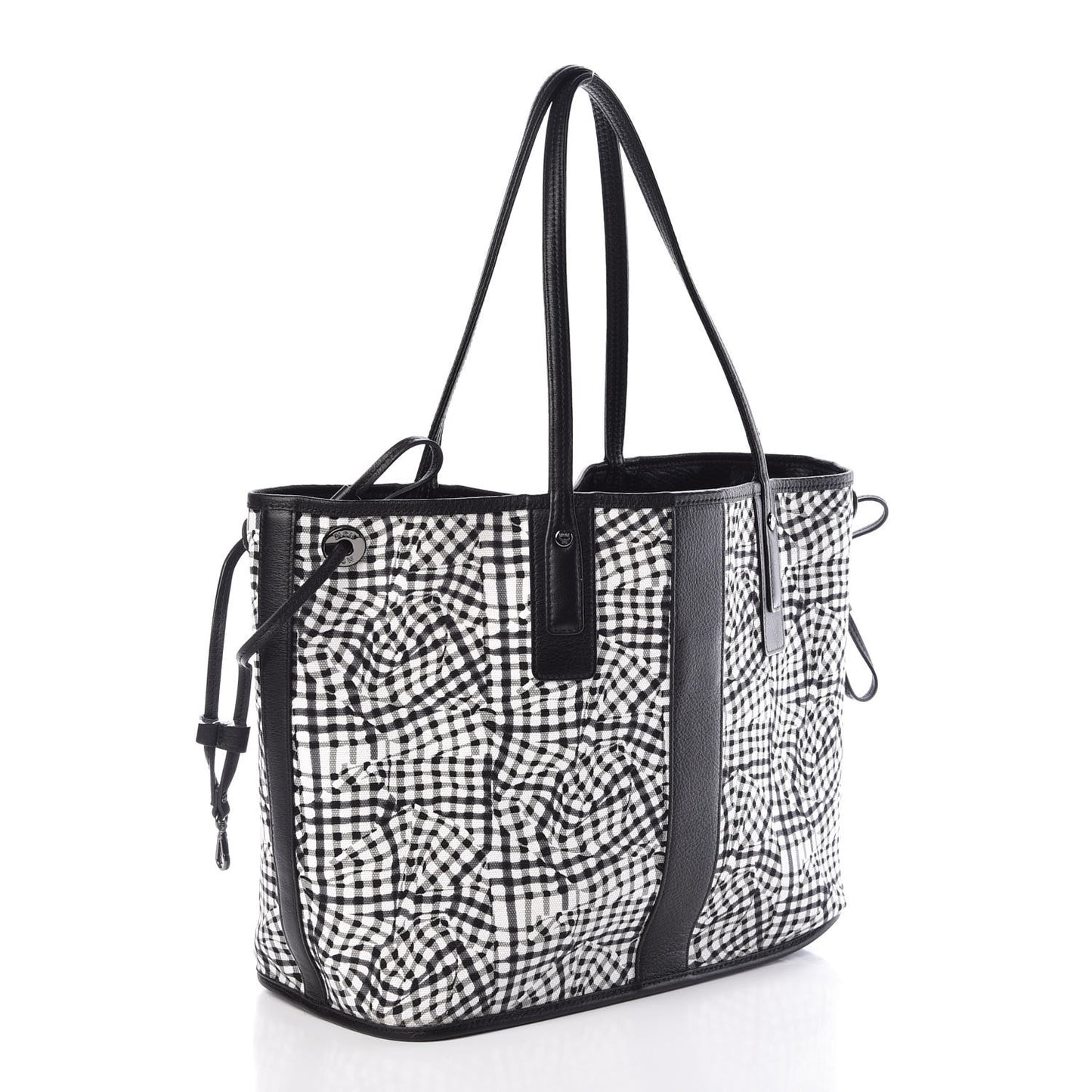 Visetos Medium Liz Reversible Shopper Tote Black