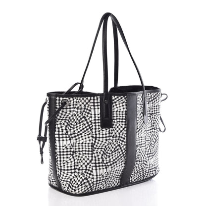 MCM Visetos Medium Liz Reversible Shopper Tote Black 5 of 13