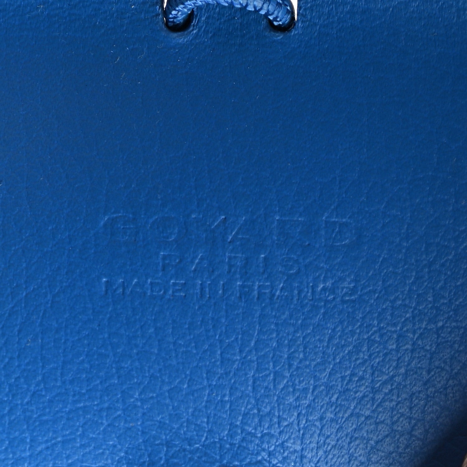 Goyard Calfskin Bag Clip Blue 3 of 4