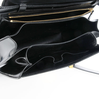 Celine Spazzolato Medium Box Shoulder Bag Black 7 of 8