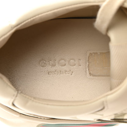 Gucci Calfskin Logo Womens Rhyton Sneakers 41 Ivory 7 of 11