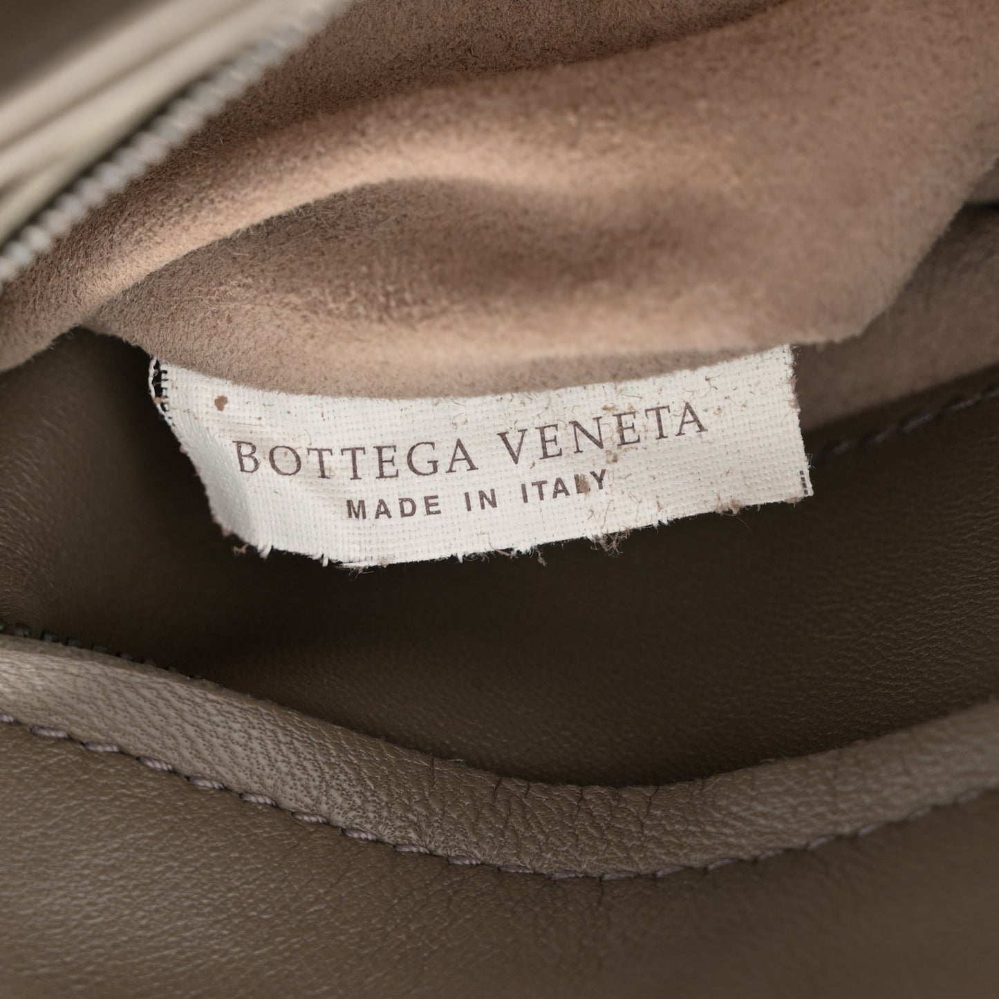 Nappa Intrecciato Medium Olimpia Shoulder Bag Mink