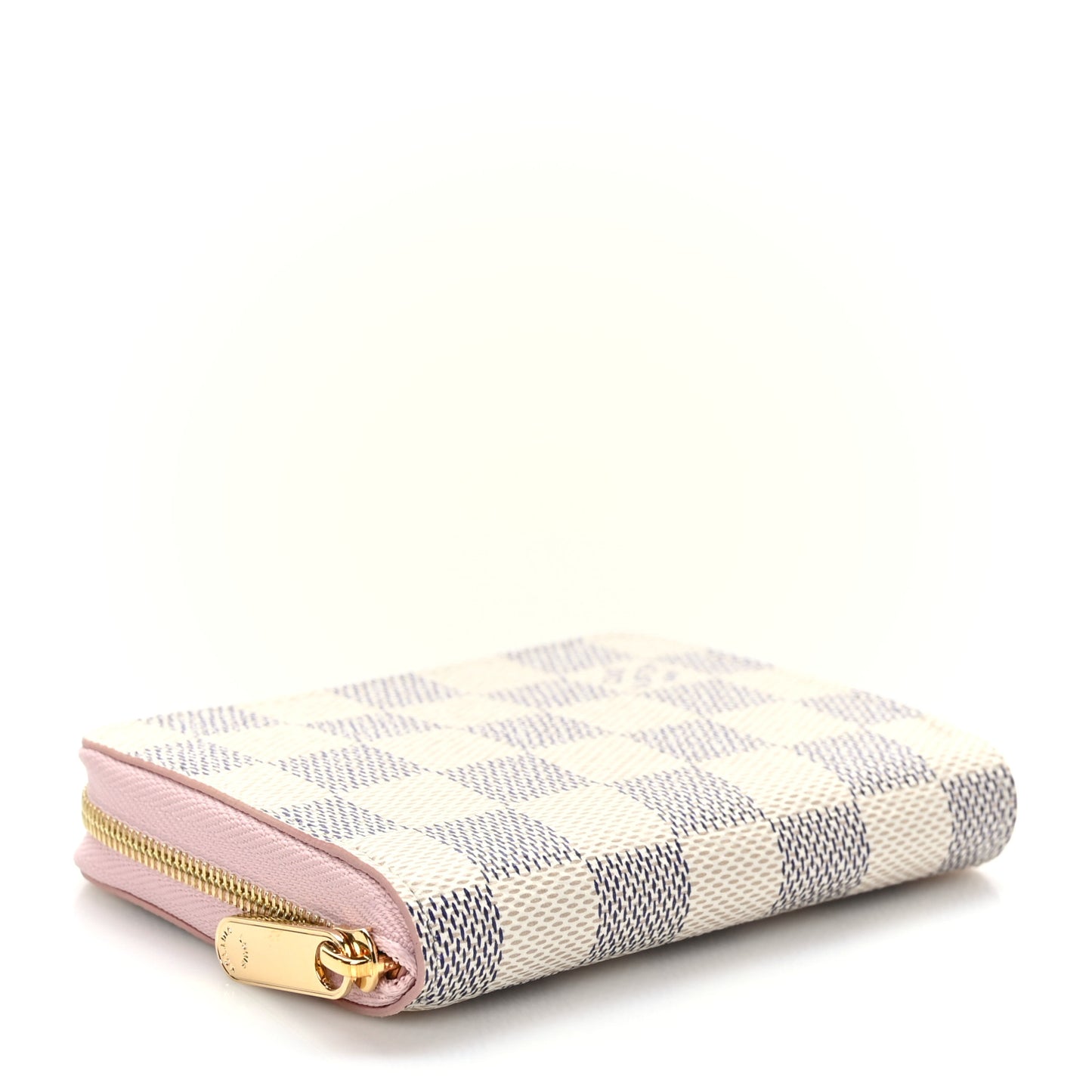 Damier Azur Zippy Coin Purse Rose Ballerine