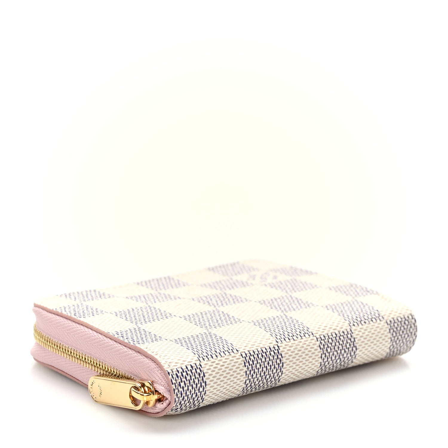 Louis Vuitton Damier Azur Zippy Coin Purse Rose Ballerine 4 of 6