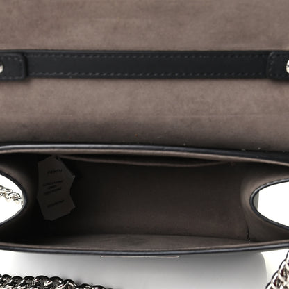 Fendi Vitello Century Opaco F is Fendi Small Kan I Shoulder Bag Black 4 of 6