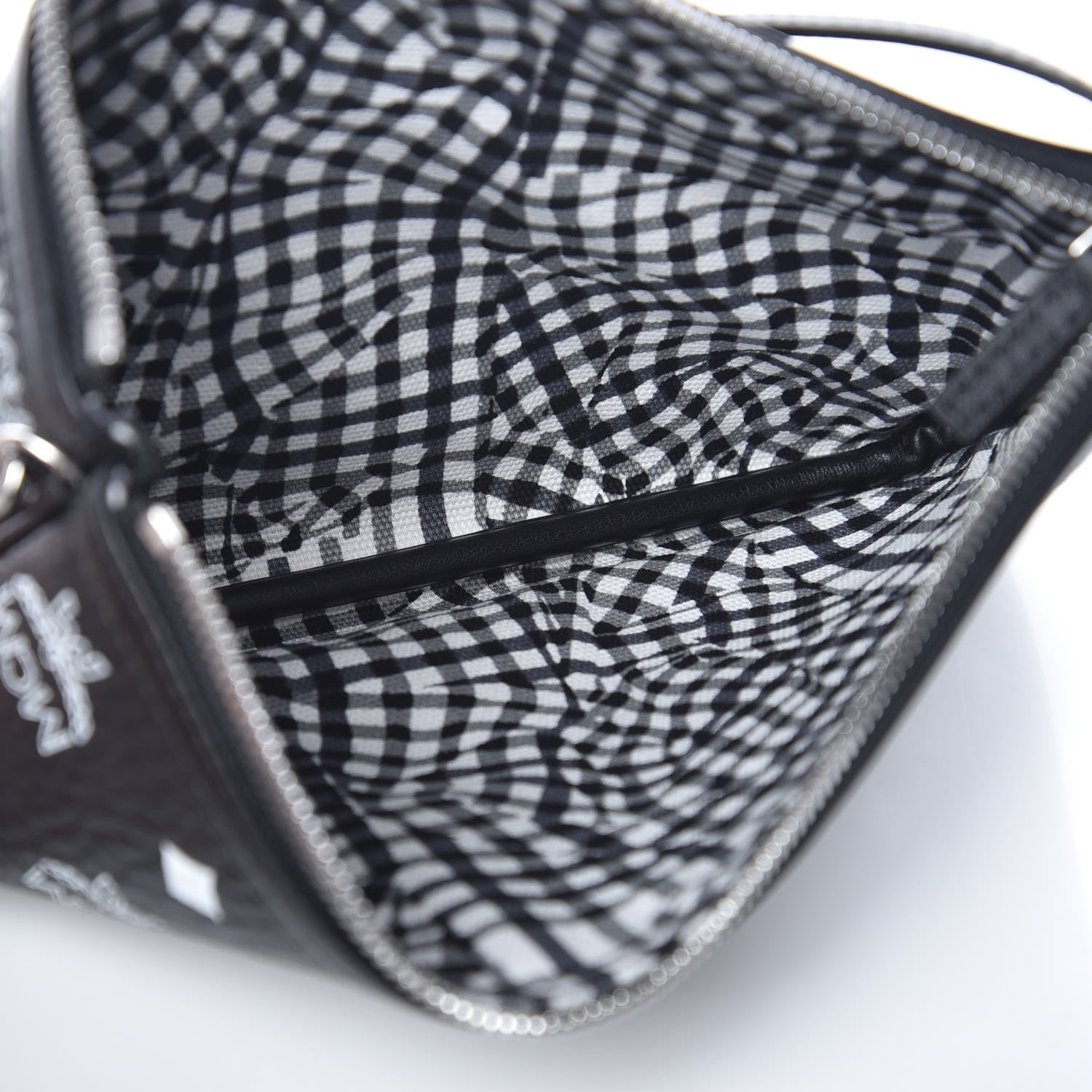 MCM Visetos Medium Reversible Shopper Tote Black 16 of 16