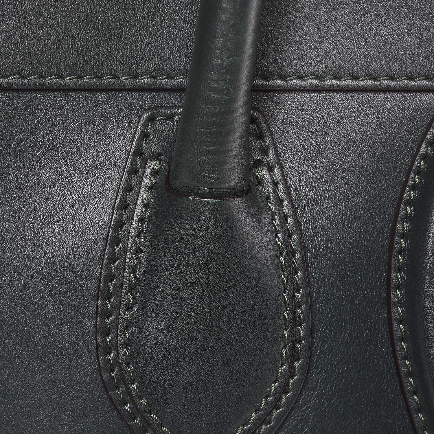 Celine Smooth Calfskin Mini Luggage Emerald 10 of 24
