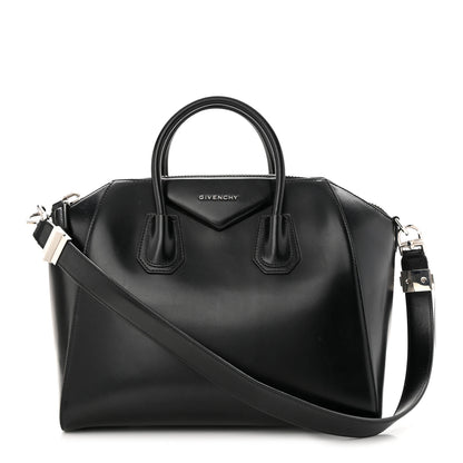 Givenchy Shiny Lord Calfskin Medium Antigona Black 1 of 13