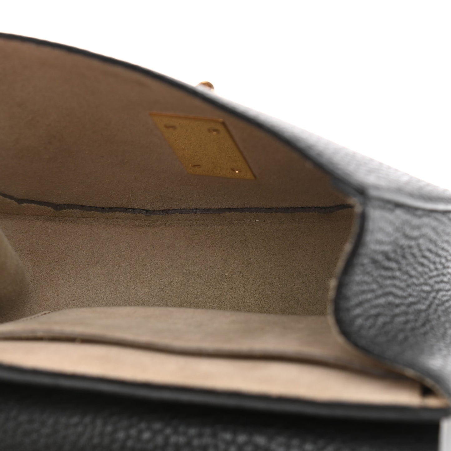 Grained Lambskin Mini Drew Shoulder Bag Black