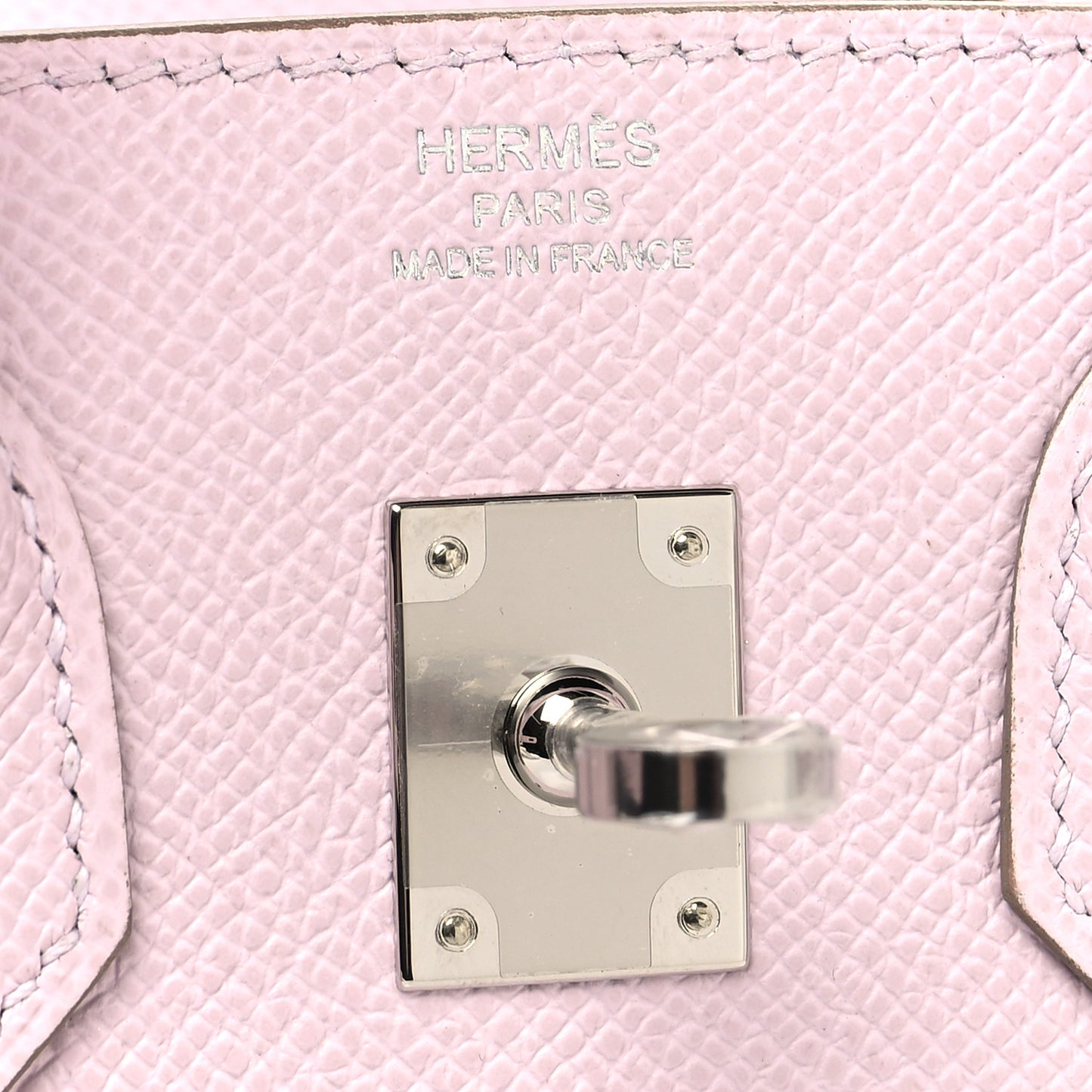 Epsom Birkin Sellier 25 Mauve Pale