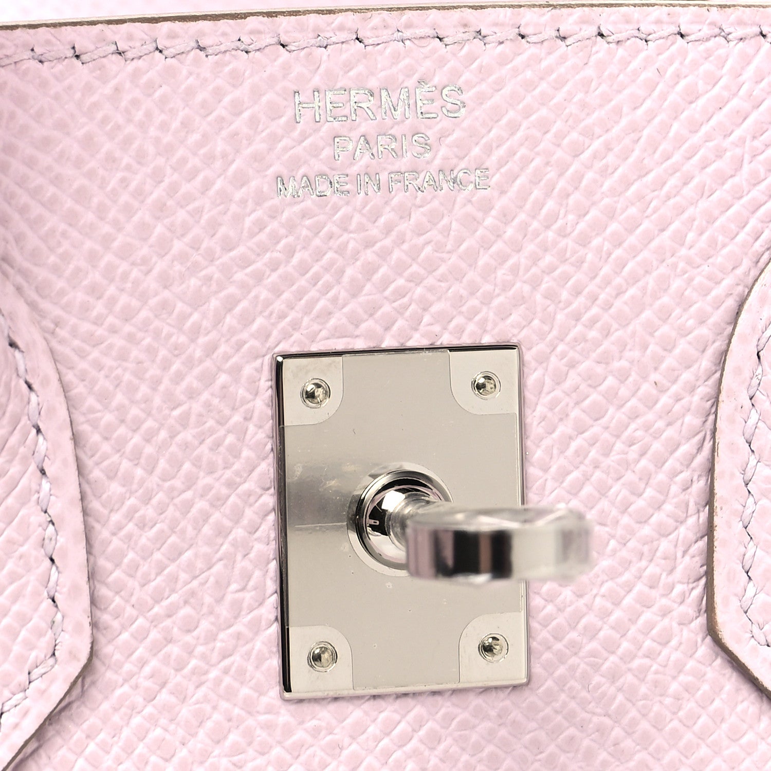 Hermes Epsom Birkin Sellier 25 Mauve Pale 6 of 15