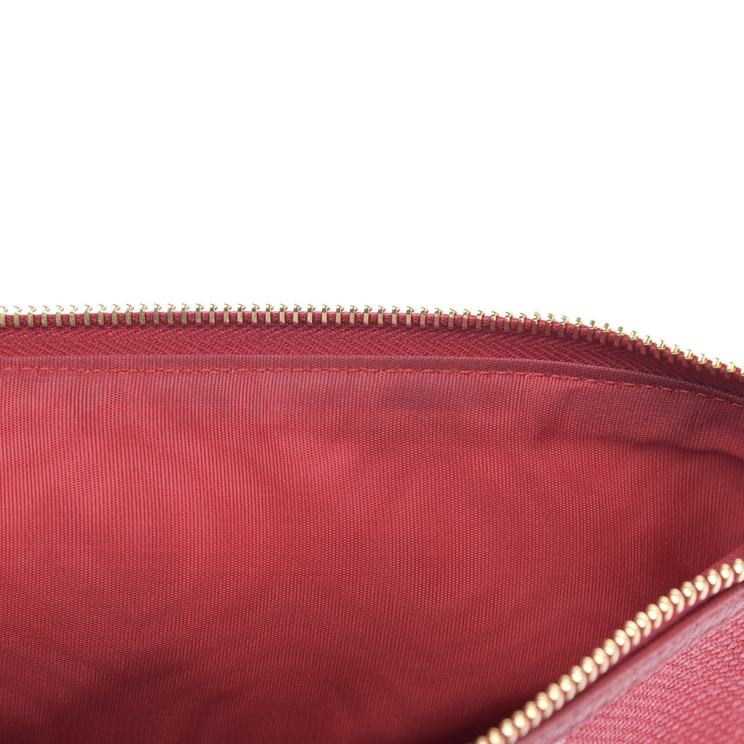 Canvas Sylvie Stripe Logo Zip Pouch Mystic White Hibiscus Red Maritime
