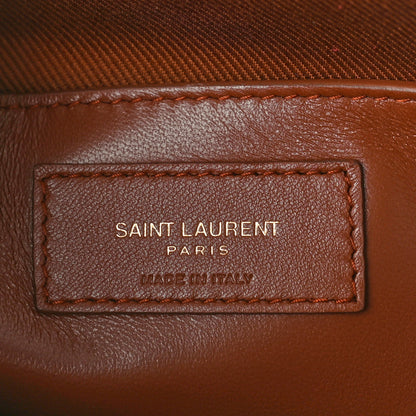 Saint Laurent Calfskin Monogram Medium Niki Chain Satchel Cognac 7 of 11
