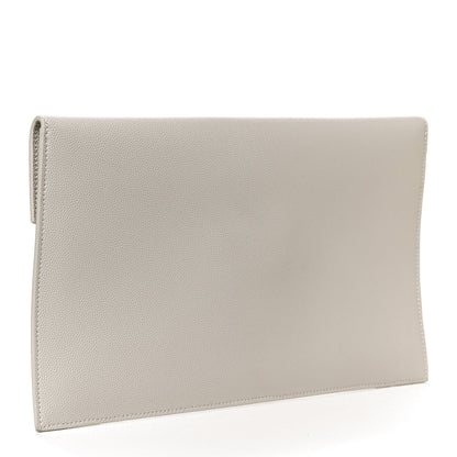 Saint Laurent Grain De Poudre Uptown Pouch Crema Soft 2 of 11