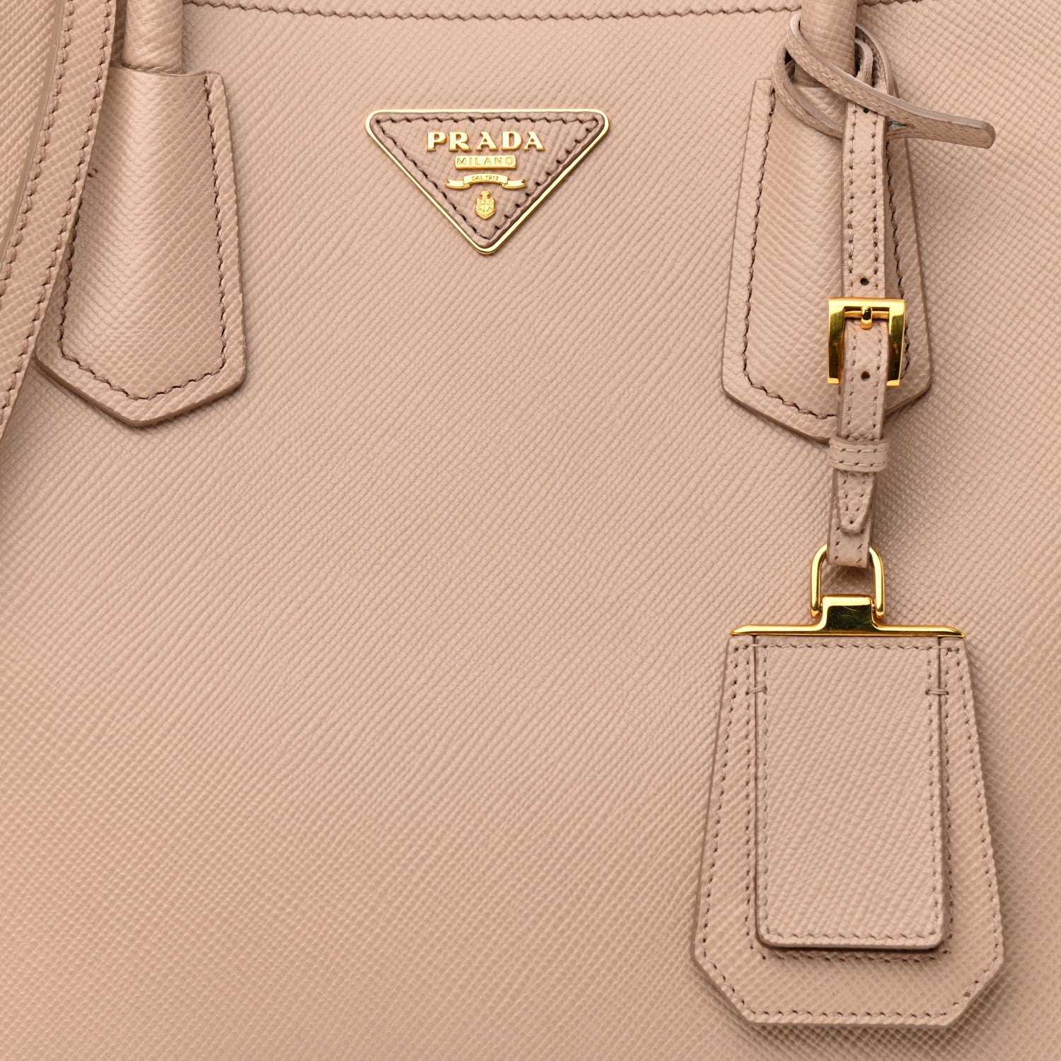 Prada Saffiano Cuir Medium Double Bag Cammeo Rosa 7 of 11