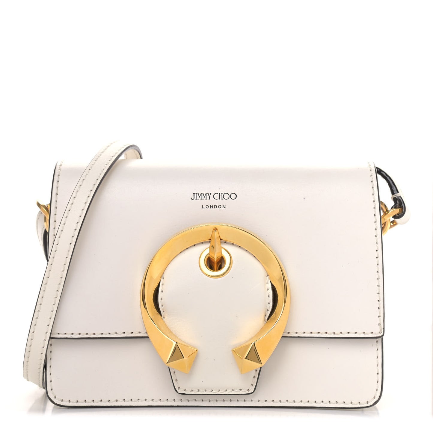 Calfskin Small Madeline Shoulder Bag Latte