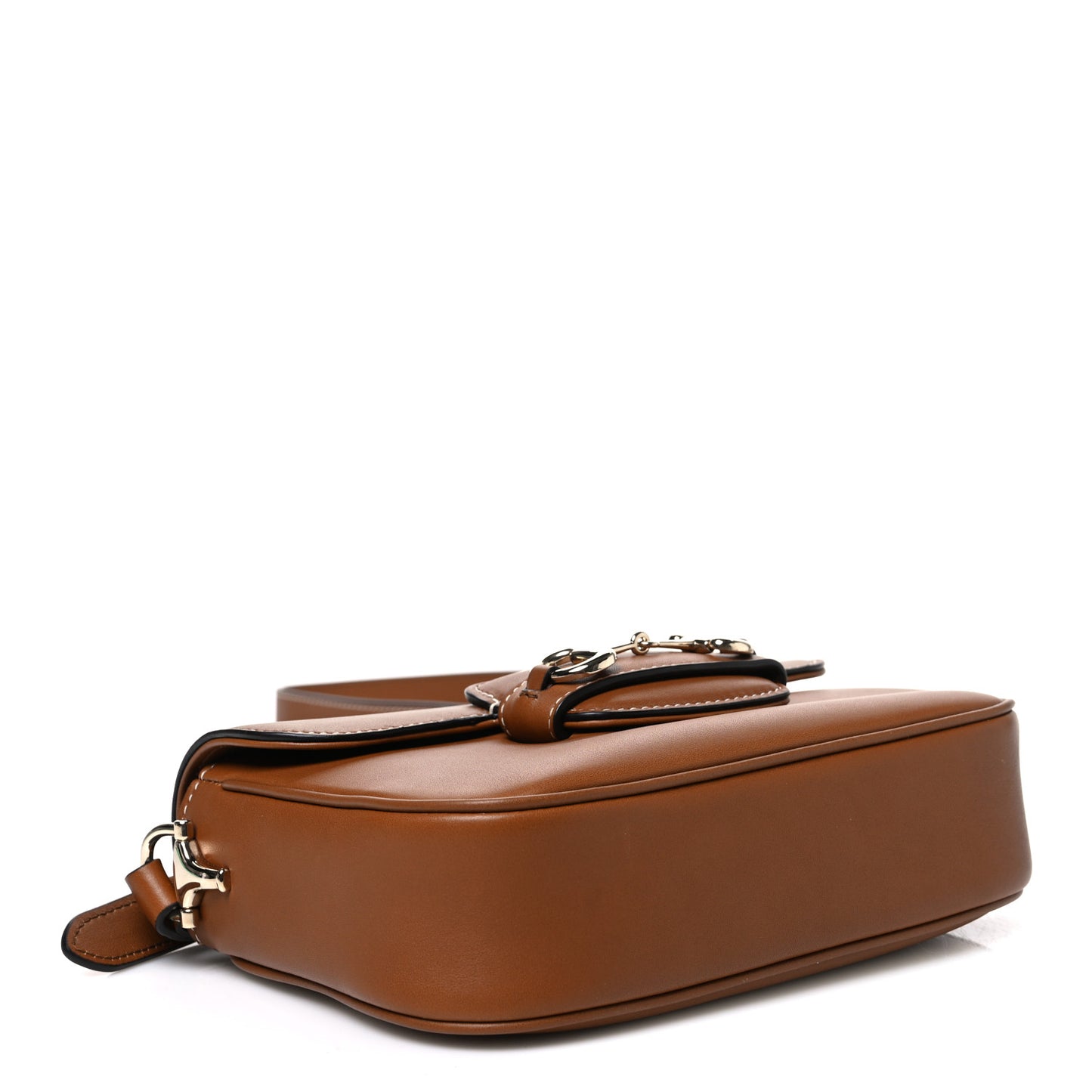Arabella Calfskin Horsebit 1955 Soft Small Shoulder Bag Sundial