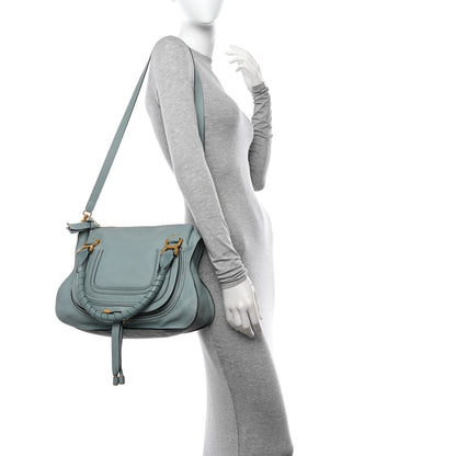 Chloe Calfskin Medium Marcie Satchel Cloudy Blue 2 of 11