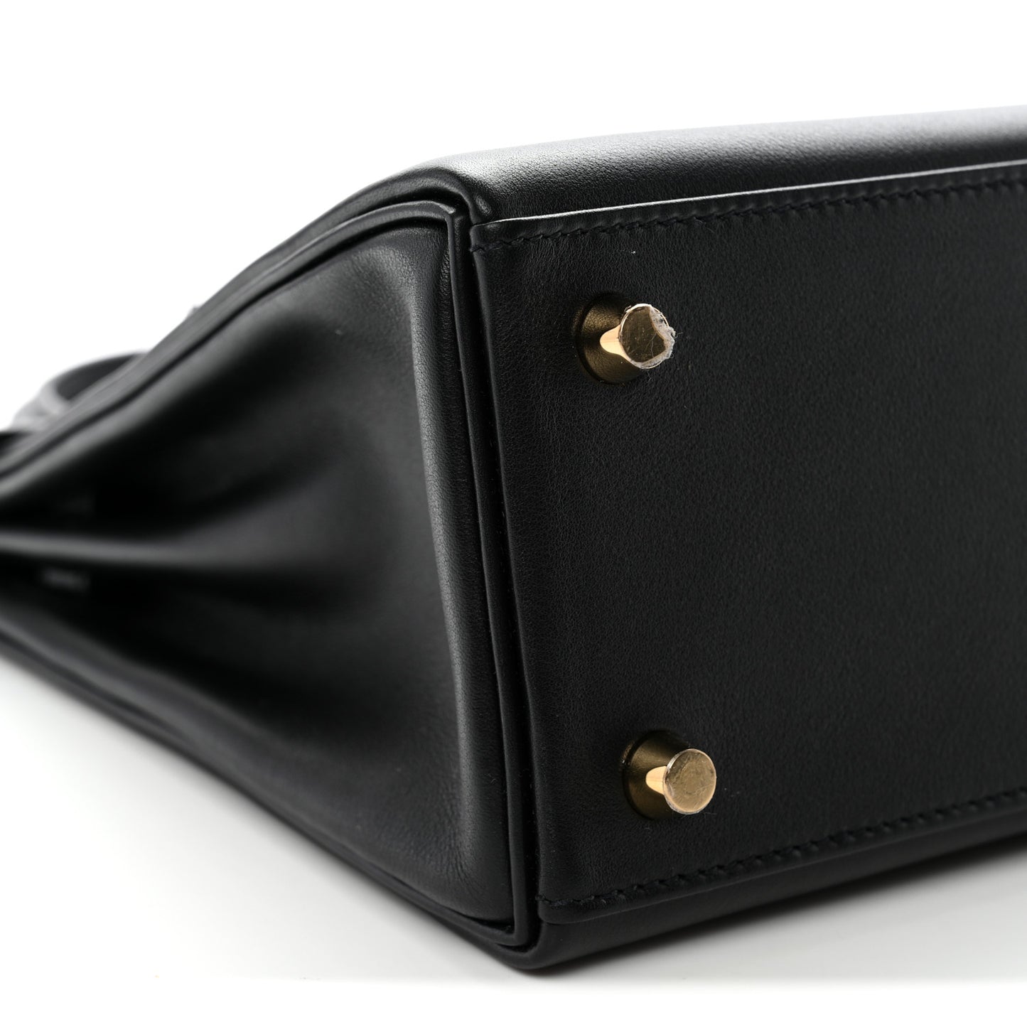 Cheri Calfskin Kelly Retourne 25 Black