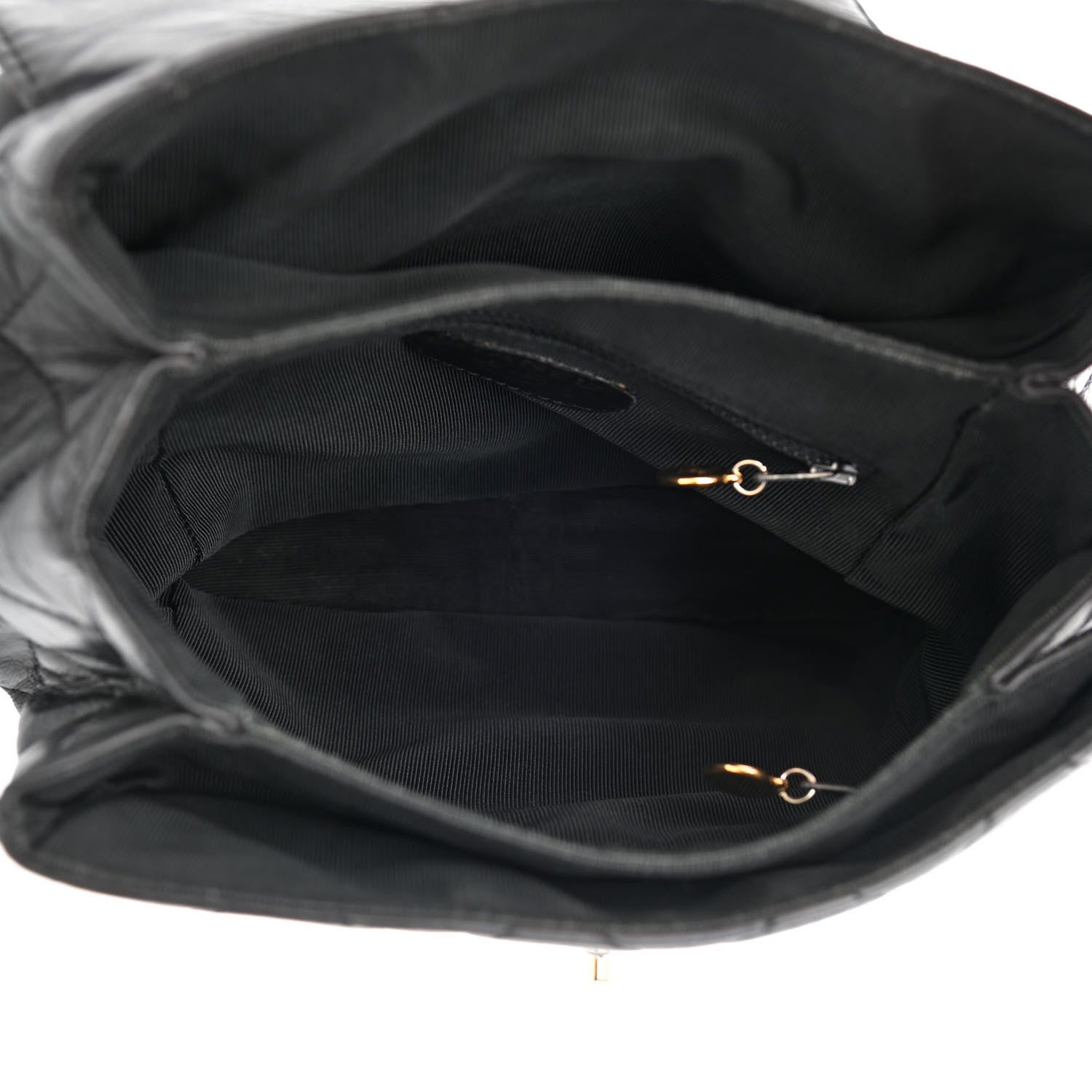 Chanel Lambskin Quilted Backpack Black 5 of 16