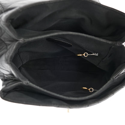 Chanel Lambskin Quilted Backpack Black 5 of 16