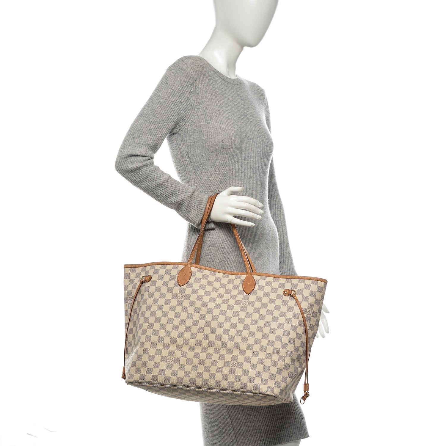 Louis Vuitton Damier Azur Neverfull GM 2 of 8