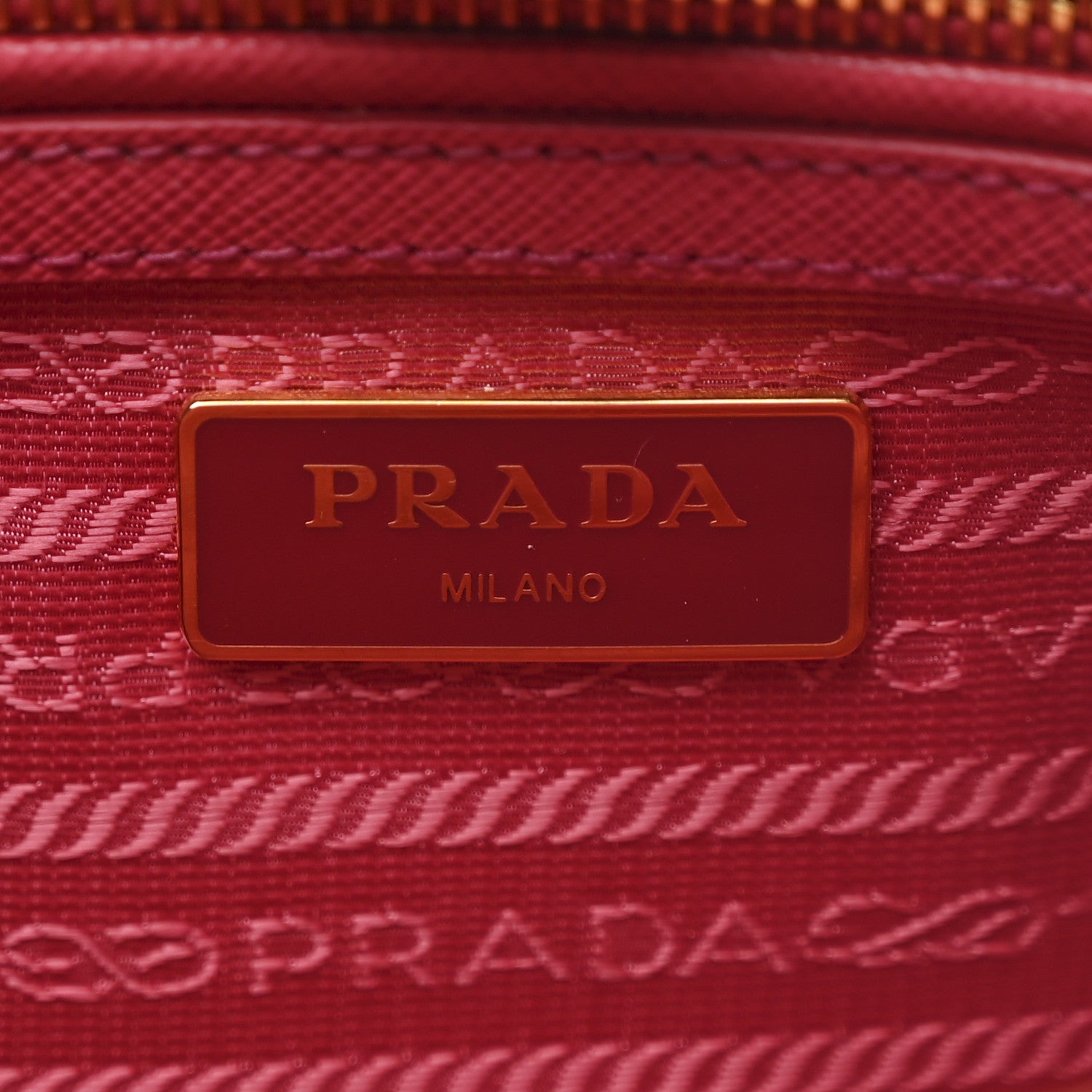 Prada Saffiano Lux Medium Tote Peonia 7 of 13