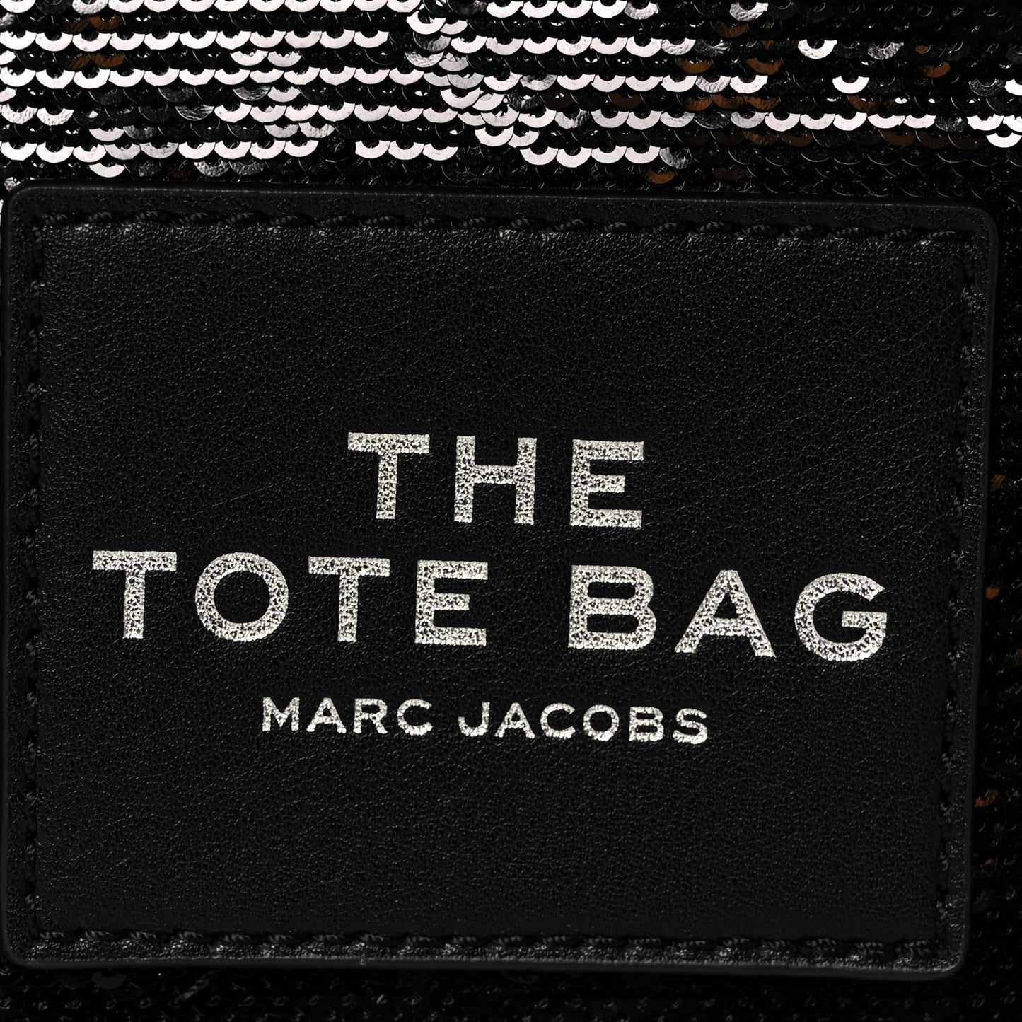 Sequin Small The Tote Bag Black