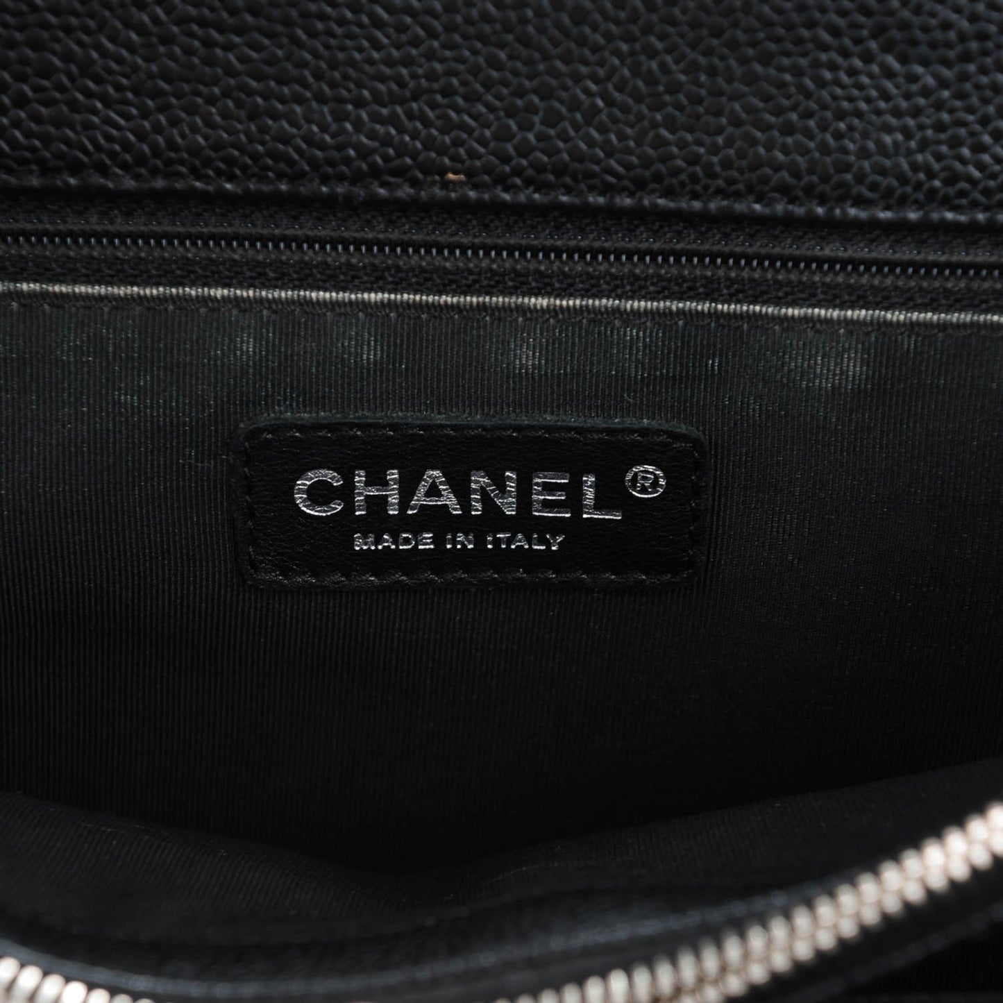 Caviar Quilted Grand Shopping Tote GST Black