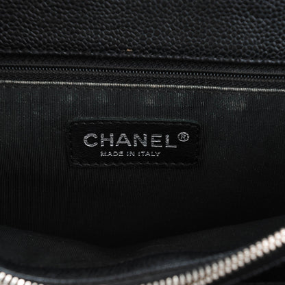 Chanel Caviar Quilted Grand Shopping Tote GST Black 6 of 7