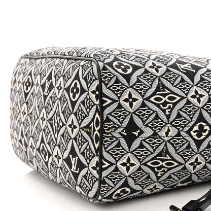 Louis Vuitton Jacquard Since 1854 Neverfull MM Grey 9 of 9