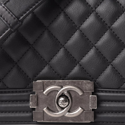Chanel Calfskin Quilted Small Boy Flap Black 8 of 12