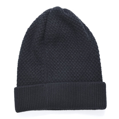 Chanel Cashmere CC Beanie Hat Black 3 of 5