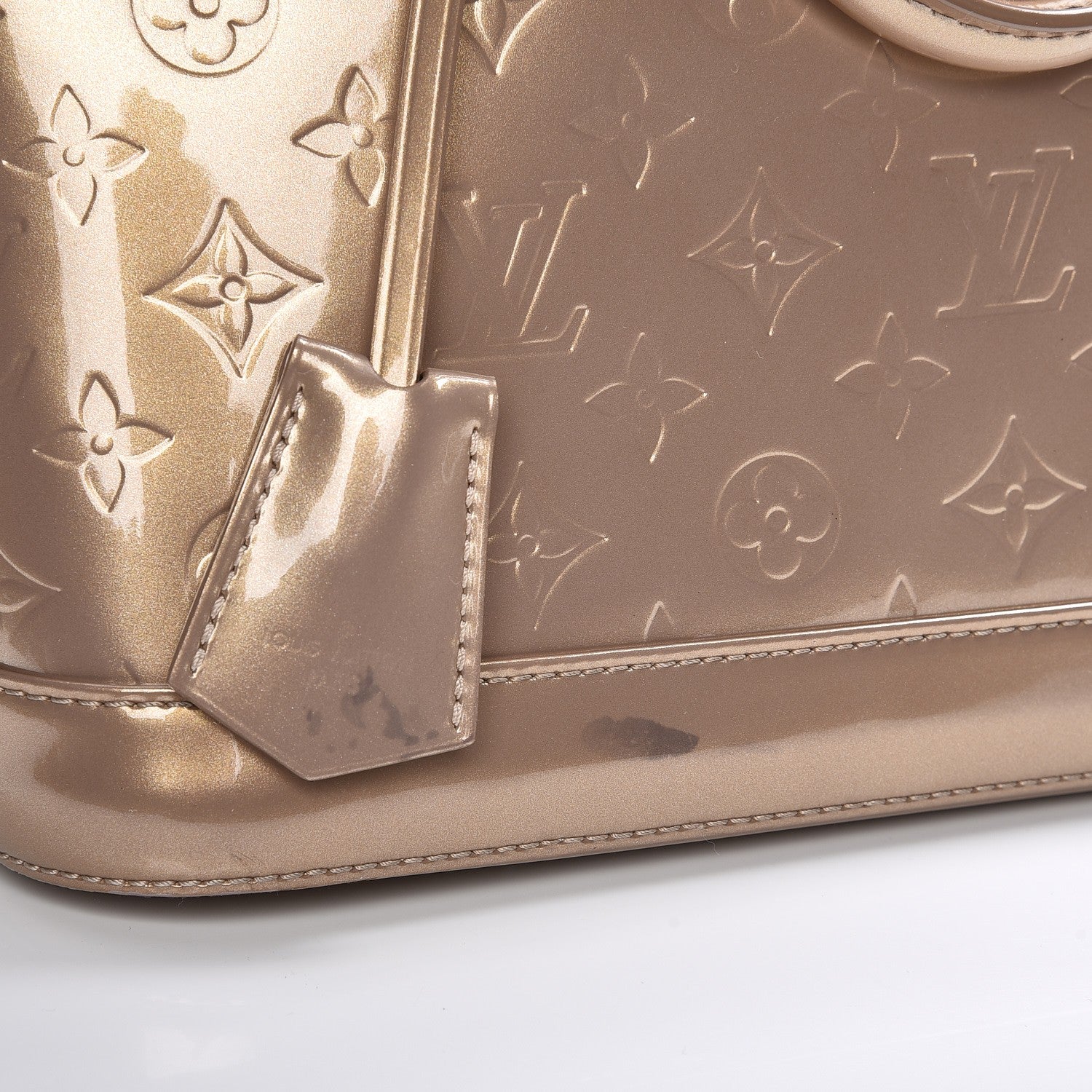 Louis Vuitton Vernis Alma PM Beige Poudre 10 of 10