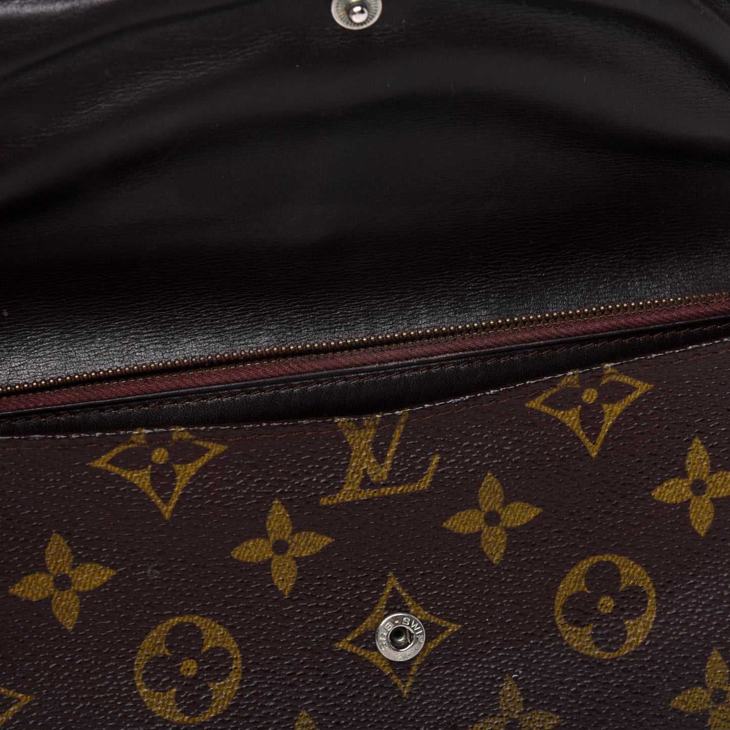 Monogram Flap Wallet