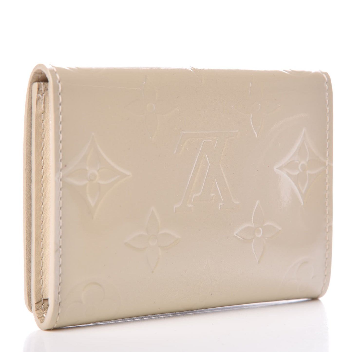 Vernis Business Card Holder Blanc Corail