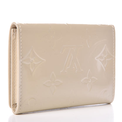 Louis Vuitton Vernis Business Card Holder Blanc Corail 3 of 8