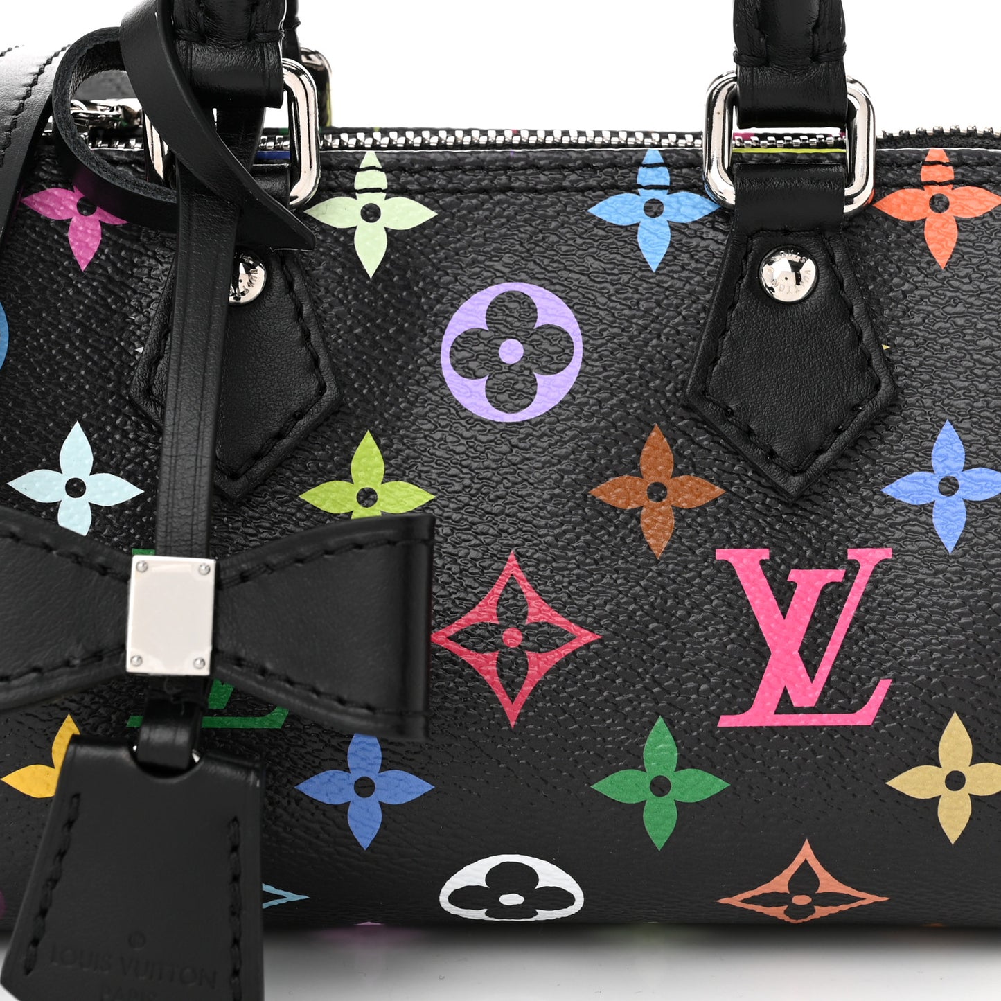 LV X TM Monogram Multicolor Nano Speedy Black