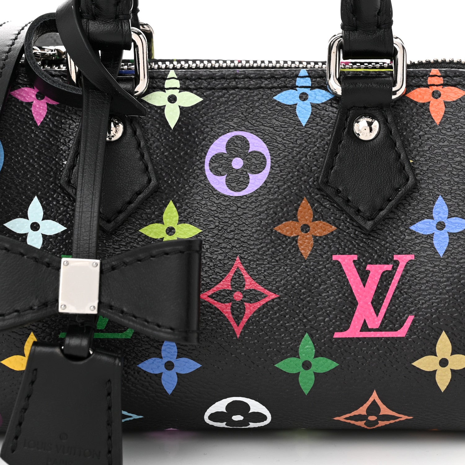 Louis Vuitton LV X TM Monogram Multicolor Nano Speedy Black 7 of 9