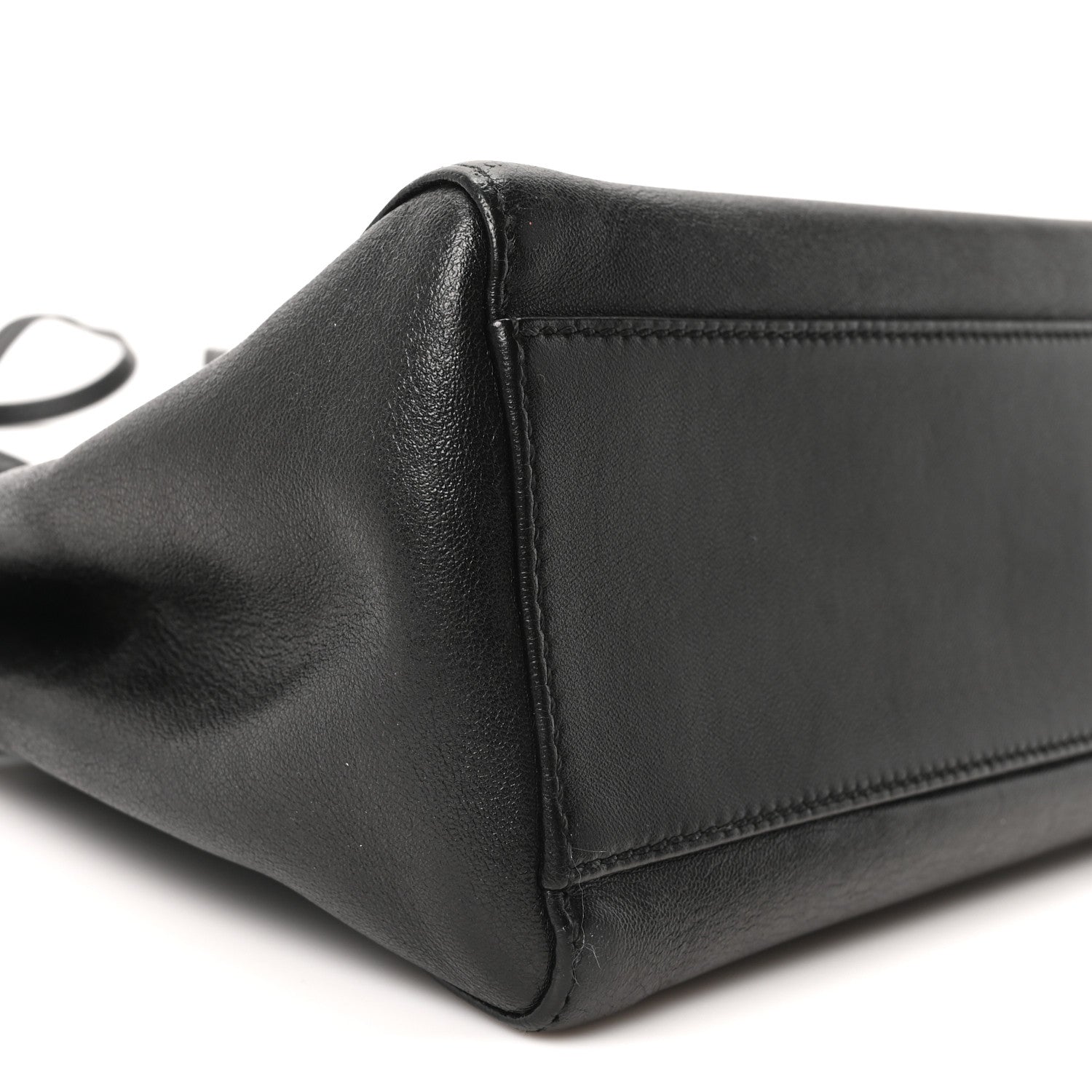 Fendi Nappa Mini Peekaboo Iconic Satchel Black 14 of 17