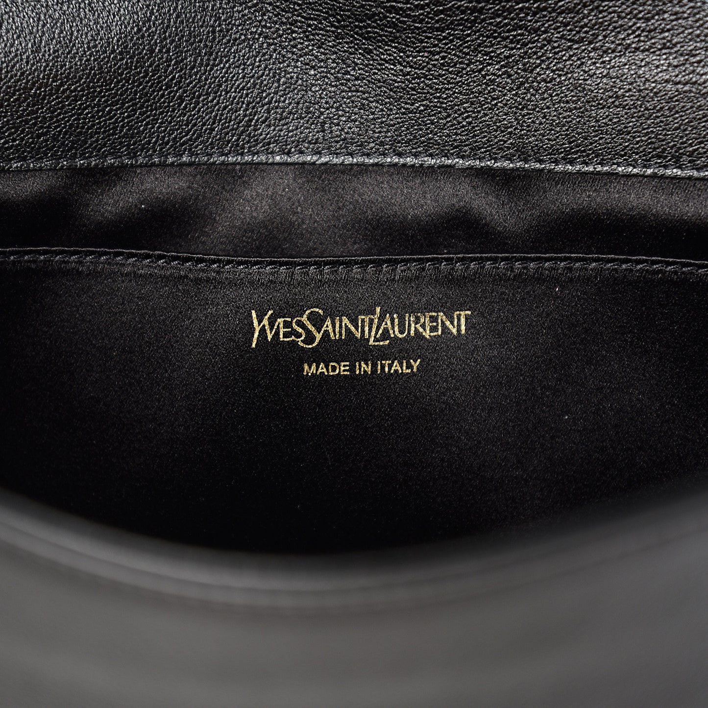 Calfskin Monogram Large Belle De Jour Clutch Black