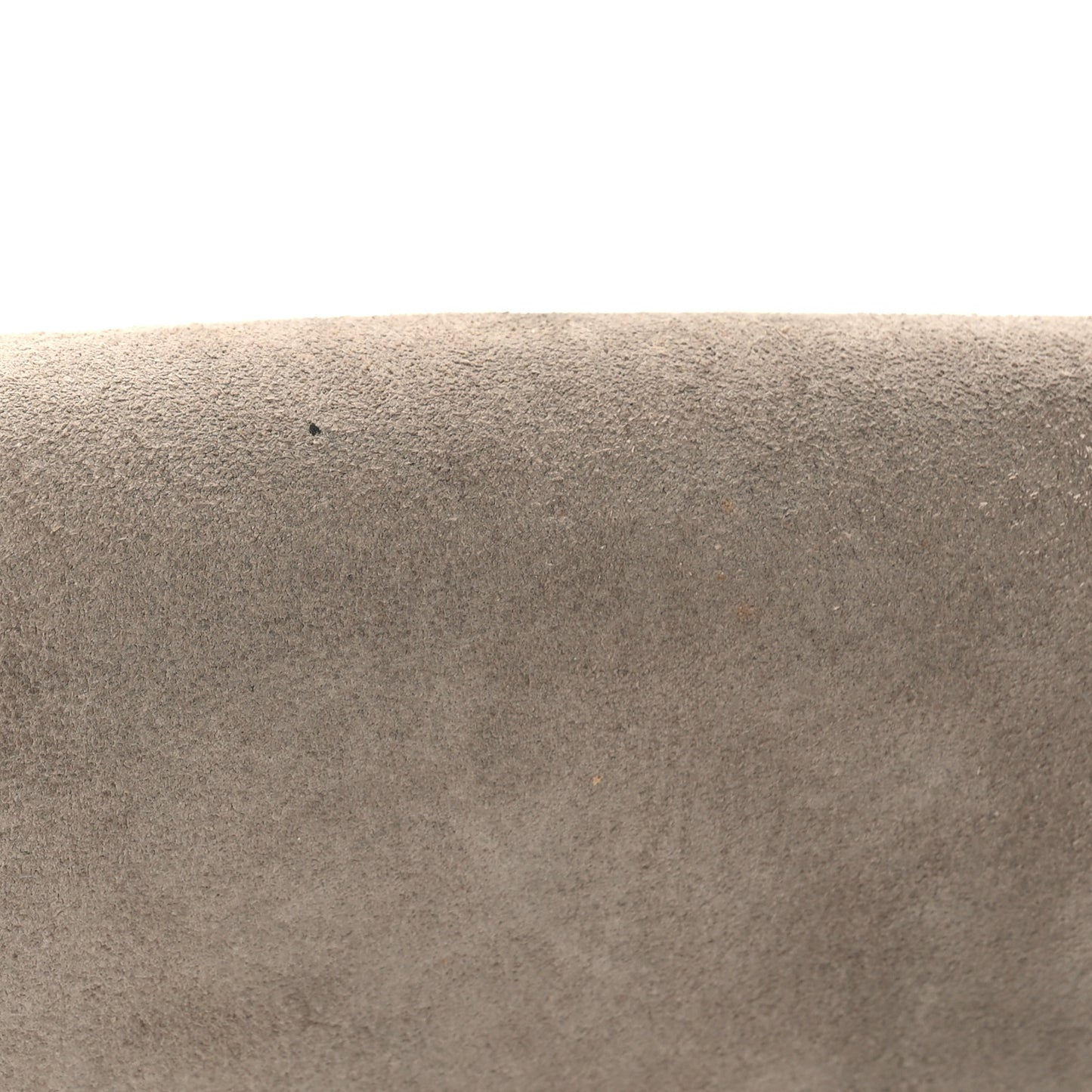 Suede Calfskin Small Faye Shoulder Bag Motty Grey